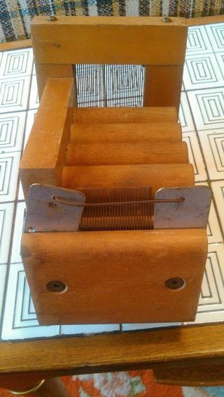 Vintage Nilus Leclerc Weaving Loom Tension Box Sectional Warping 2