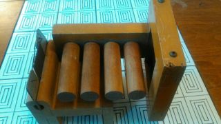 Vintage Nilus Leclerc Weaving Loom Tension Box Sectional Warping 3