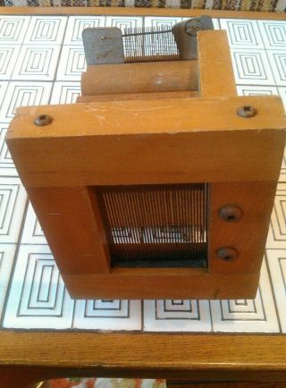 Vintage Nilus Leclerc Weaving Loom Tension Box Sectional Warping 4