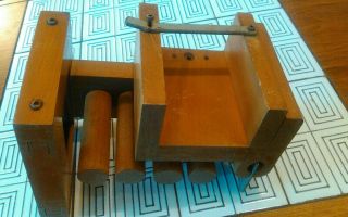 Vintage Nilus Leclerc Weaving Loom Tension Box Sectional Warping 6