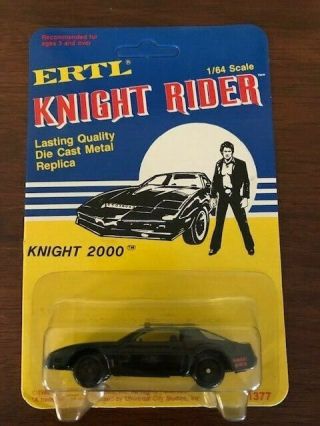 Knight Rider 1982 Ertl Kitt Car Pontiac Firebird 1/64 Scale Diecast Hasselfhoff