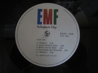 EMF - Schubert Dip 1991 Korea Orig Vinyl LP INSERT 4