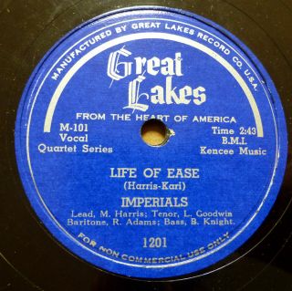 Imperials Doo - Wop 78 Life Of Ease It Won 
