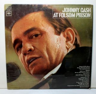 Johnny Cash " At Folsom Prison " Rare Vintage Early Vinyl Pressing 1968