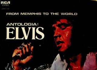 Elvis Presley Uruguay From Memphis To The World Rare Unique Cover Gatefold Lp