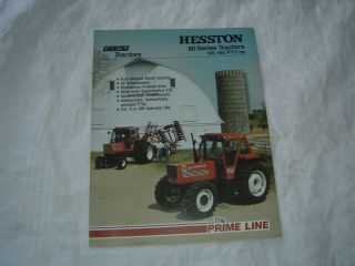 Hesston 1180 1180dt 80 Series Tractor Brochure