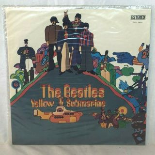 The Beatles ‎yellow Submarine 1969 Uruguay Vinyl Lp Record Apple Sapl 30501 Vg,