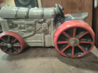 Rare " Fordson Tractor Decanter " By Ezra Brooks 1971 Fine 9 1/2 " Long