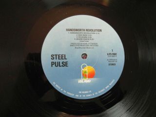 STEEL PULSE - HANDSWORTH REVOLUTION - ISLAND - GREAT AUDIO - EX VG VINYL ALBUM 1978 3