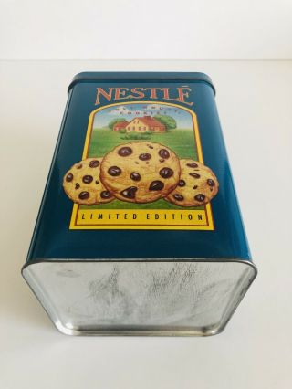 Vintage Nestle Toll House Cookies Limited Edition Tin Canister 6.  25 