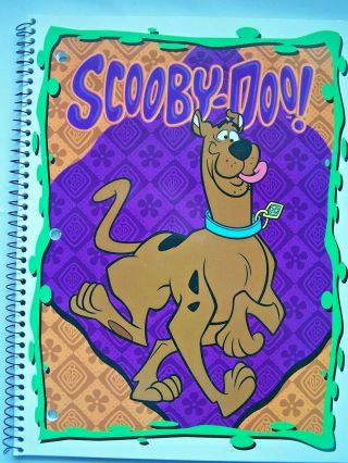1999 Scooby Doo Cartoon Network 60 sheet Notebook with 4 Pencil Pk from 2000 2