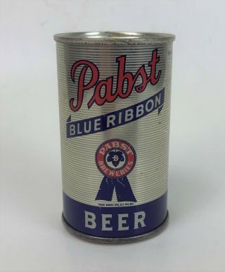 Pabst Blue Ribbon Beer Flattop Keglined Tapacan Promotional Coin Bank