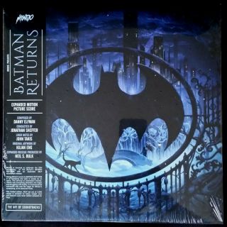 Mondo Batman Returns 3 - Lp Oop White,  Gray,  Black Vinyl Expanded Limited Edn