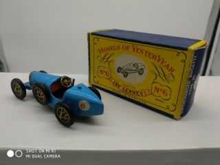 Matchbox Lesney Models Of Yesteryear Y6 - Supercharged Bugatti