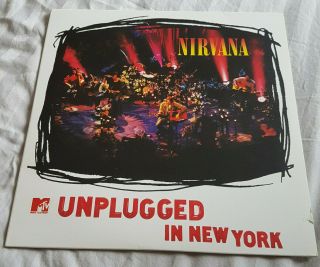 Nirvana Mtv Unplugged In York Vinyl Lp,  Insert Rare