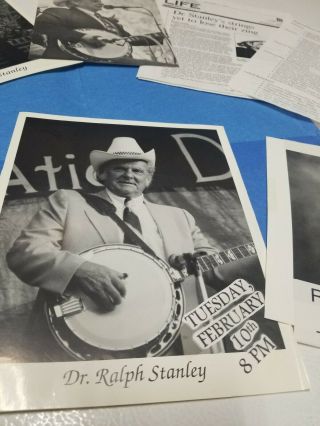 Bluegrass Ralph Stanley And The Clinch Mountain Boys Rare Promotion Pack