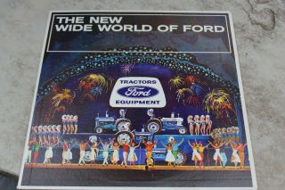 Rare 1964 Wide World Of Ford Tractor Lp Dealer Meeting Radio City Music Hall