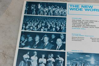 Rare 1964 Wide World of Ford Tractor LP Dealer Meeting Radio City Music Hall 4