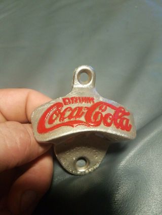 Coca Cola Wall Mount Bottle Opener Usa 8 Usa Starr X Cast Iron 2333080
