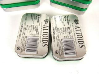 Altoids Spearmint Empty Metal Tin Box Set of 10 Cans Storage Crafts Fishing 3