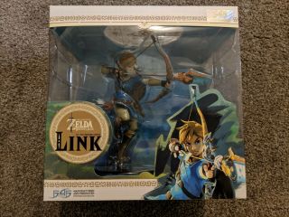 F4f Botw Link Pvc Statue First 4 Figures Breath Of The Wild Link Pvc Statue