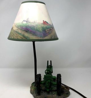 John Deere 1999 Tractor Table Lamp with Shade 2