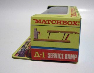 A - 1 Matchbox Lesney Accessory Pack No 1 - Service Ramp - OB - Superfast 5
