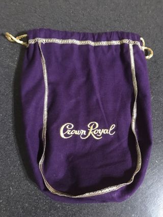 Crown Royal Bag - Purple And Gold -  375ml Set Of One Hundred Fifteens