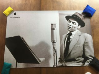 Apple 24 X 36 " Poster Frank Sinatra Think Different The Crazy Ones 1998