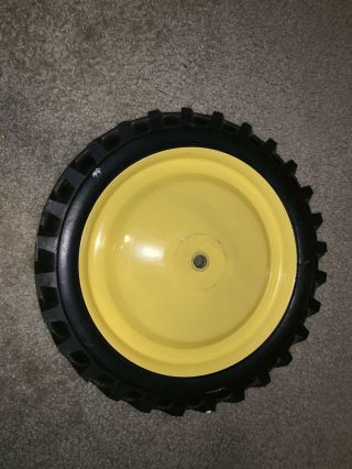 John Deere Pedal Tractor Wheels Tires Rims Metal Rear Wheel 12x1.  75
