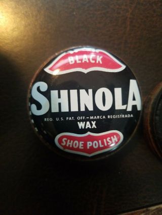 Vintage Minature Shinola Shoe Polish - Black/Wax old stock 3