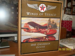 Wings Of Texaco 1940 Grumman Goose 4th In The Series Die Cast Metal Coin Bank