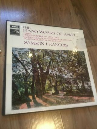 Rare Classical Lp Sls 783 Ravel The Piano Samson Francois Box Set Hmv Asd