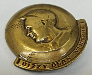 1935 DIZZY DEAN WINNERS CLUB Post cereal premium PINBACK Badge HIGHER GRADE f1 2