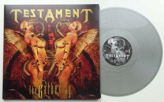 219 Testament The Gathering Silver Vinyl Lp 300 Made Unplayed