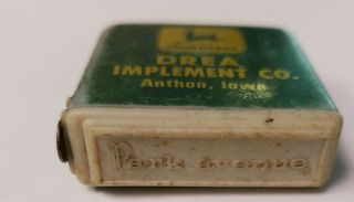 Vintage John Deere Pocket/Sewing Measuring Tape DREA Implement Anthon Iowa 4