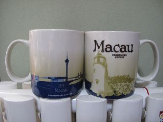 China Starbucks Coffee 16oz Global Icon City Mug Macau