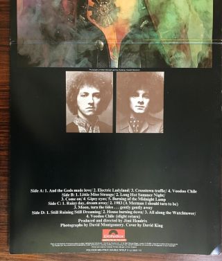 THE JIMI HENDRIX EXPERIENCE Electric Ladyland Double Vinyl LP Re - issue Rare 5