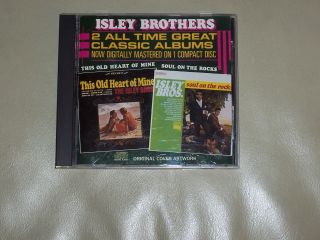 Isley Brothers 2 on 1 CD - This Old Heart Of Mine,  Soul On The Rocks - RARE OOP 6