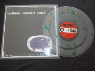 Melvins / Napalm Death - Sugar Daddy Live Split Series - Lp Clear Splatter Vinyl