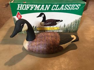 Vintage Hoffmab Classics Canada Canadian Goose Decanter Wildlife Decoy Series