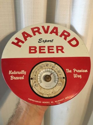 Vintage Harvard Export Beer Thermometer - 9 Inch