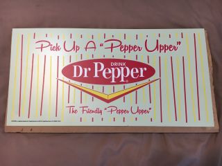 Dr.  Pepper Cooler Sign/decal 9 " X 18 "
