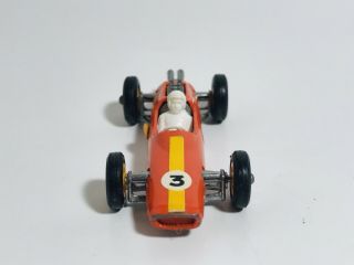 Vintage Matchbox Lesney 19 Lotus Race Car Regular Wheel Rare Orange 1966