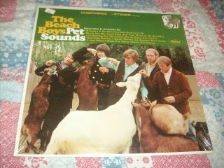 The Beach Boys - Pet Sounds Vinyl Lp Capitol Dt - 2458 1966 Psych Rock Shrink Wrap