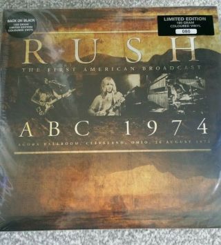 Rush - Abc 1974 - Rsd 2013 - Brown/orange Vinyl 2xlp - & Numbered