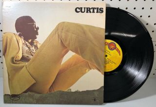 Curtis Mayfield: (self Titled) Lp Vinyl Record Curtom Gatefol