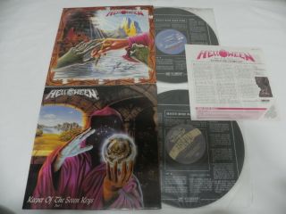 Helloween - Keeper Of The Seven Keys Part 1&2 Korea Lp W/insert / Gamma Ray