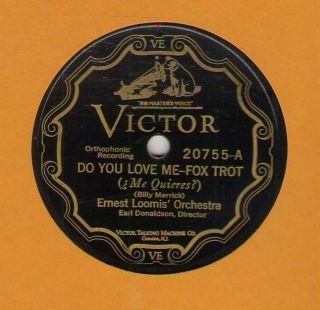 C 78 Rpm Ernest Loomis Victor 20755 In E - (recorded In Butte,  Montana)