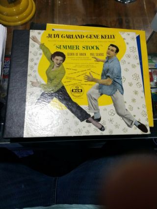 Summer Stock Judy Garland Gene Kelly Mhm 56 Box Set Of 78s By To Vg,  Shape